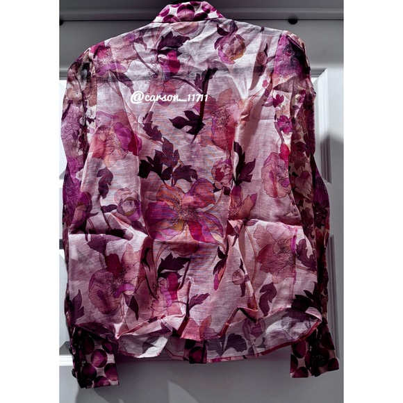 NWT Zimmermann Concert Scalloped Floral Shirt AU4, US12 - Picture 15 of 15